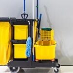Commercial janitorial cleaning supplies